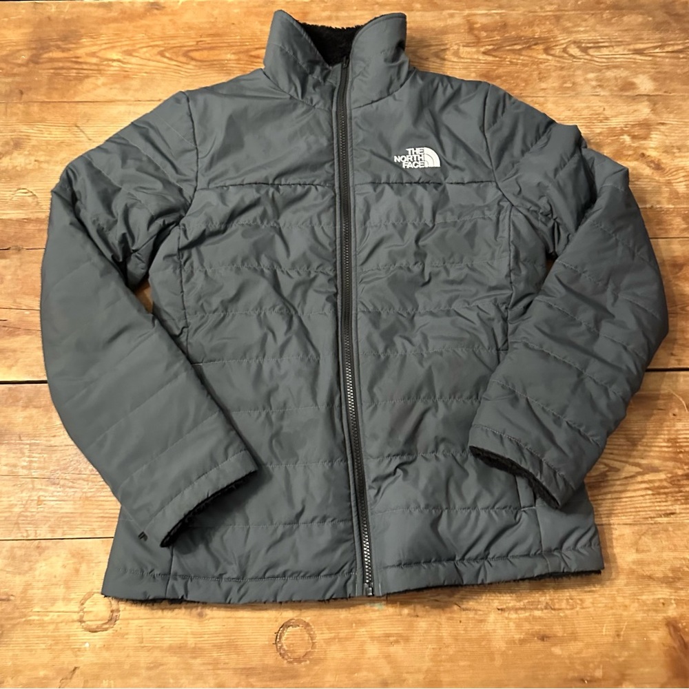 North Face Women’s Mossbud Insulated Reversible Jacket Black M